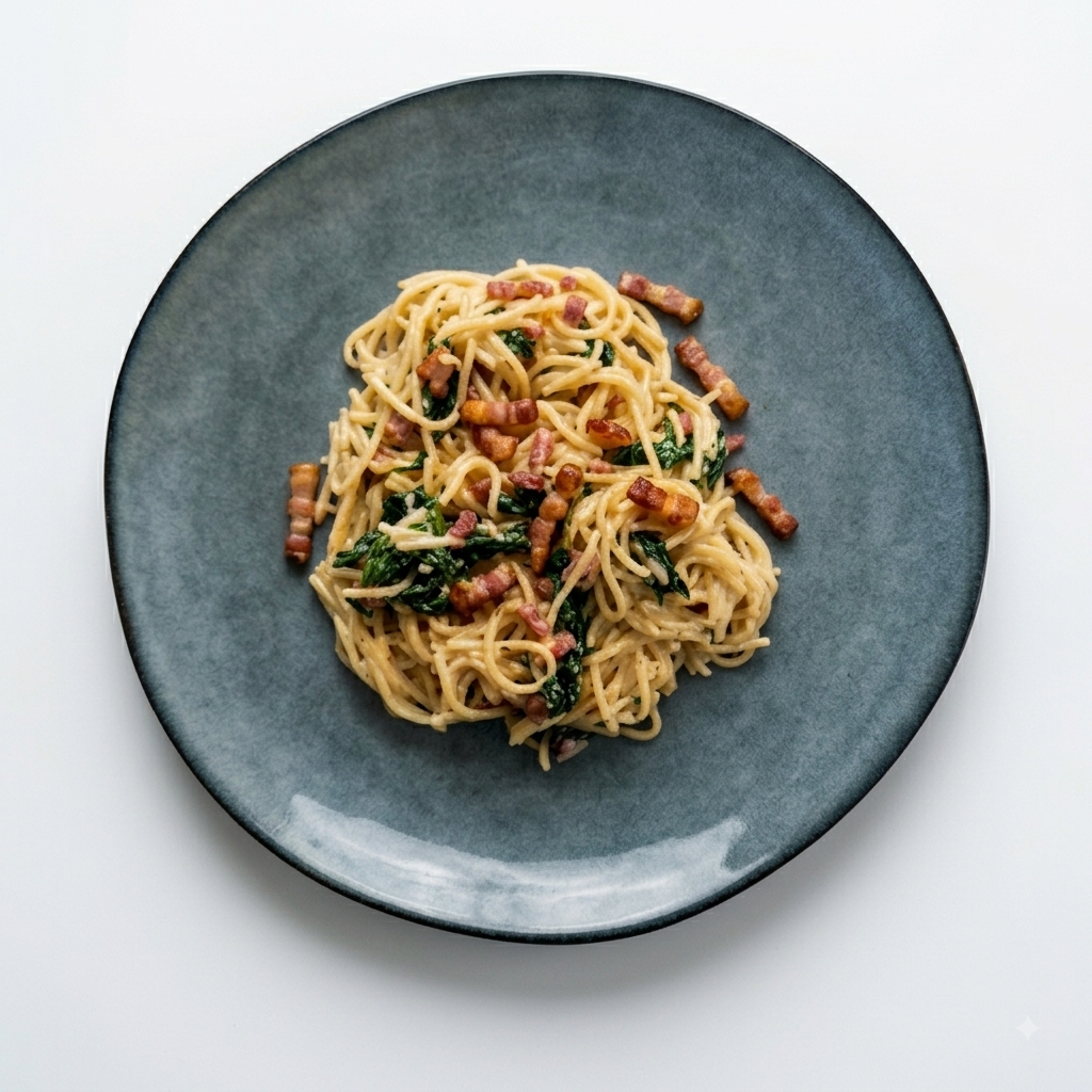 Spaghetti met Spinazie